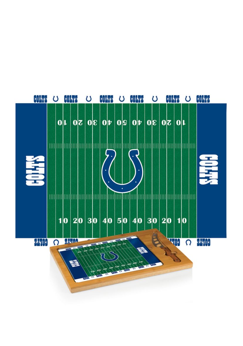 NFL Indianapolis Colts Icon Glass Top Cutting Board & Knife Set