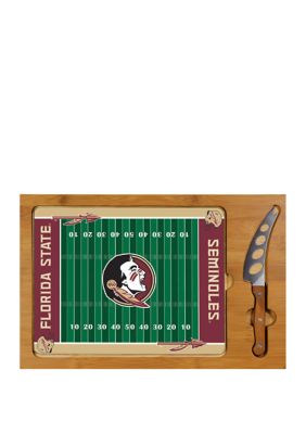 TOSCANA NCAA FSU Seminoles Icon Glass Top Cutting Board & Knife Set | belk