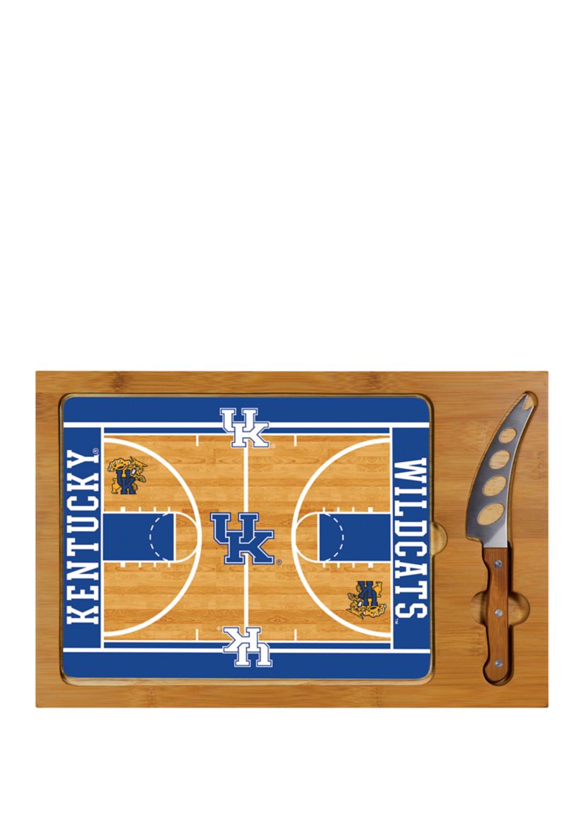 NCAA Kentucky Wildcats Icon Glass Top Cutting Board & Knife Set