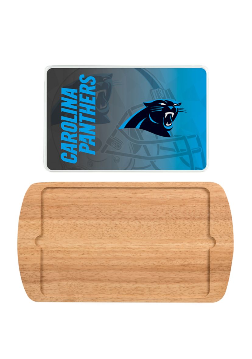 NFL Carolina Panthers Billboard Glass Top Serving Tray