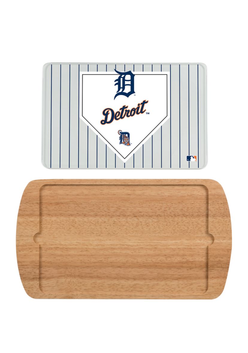 MLB Detroit Tigers Billboard Glass Top Serving Tray