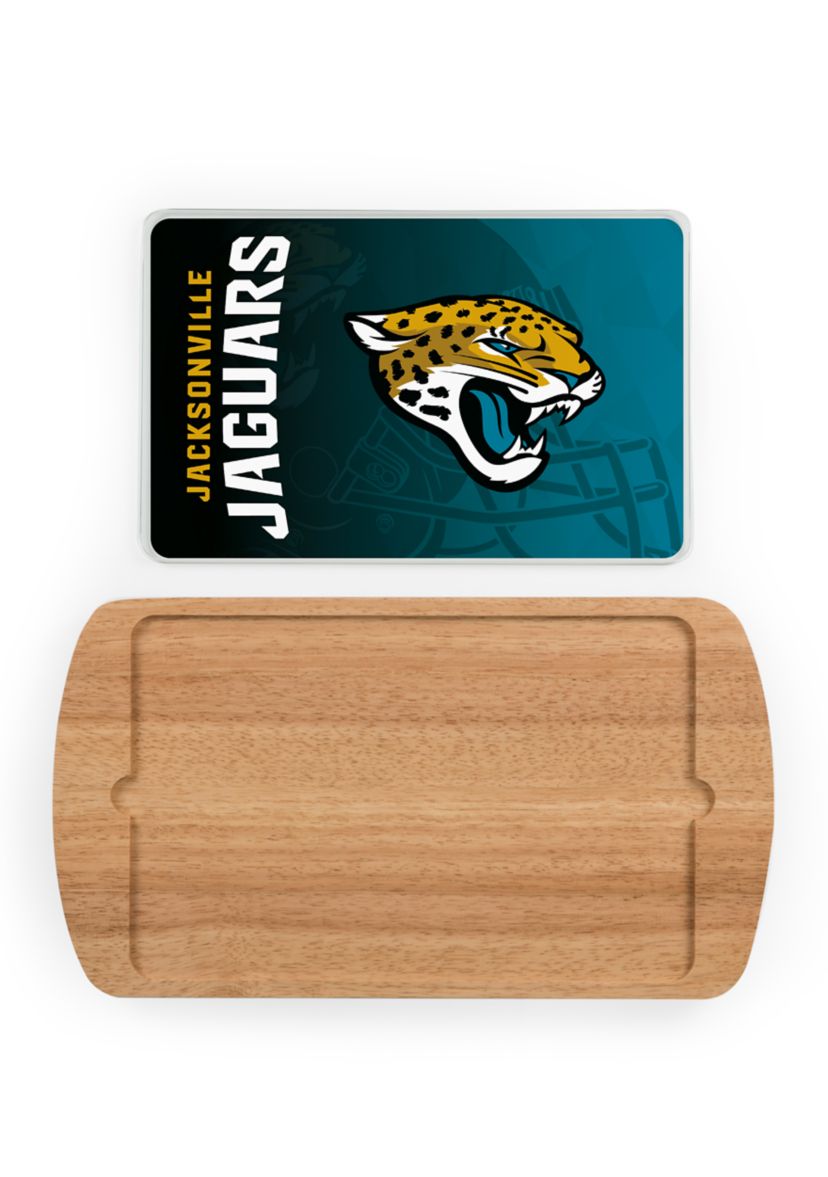 NFL Jacksonville Jaguars Billboard Glass Top Serving Tray