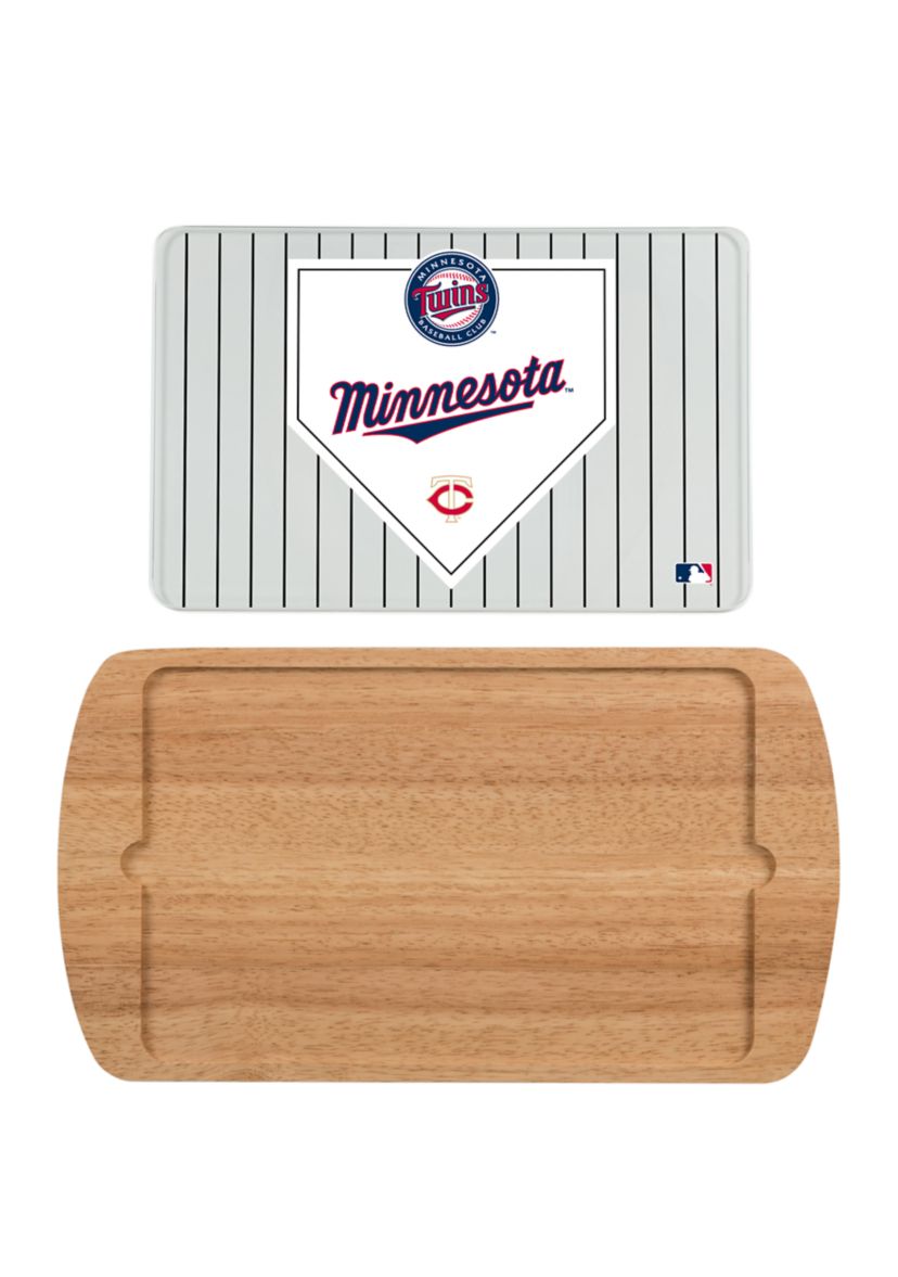 MLB Minnesota Twins Billboard Glass Top Serving Tray