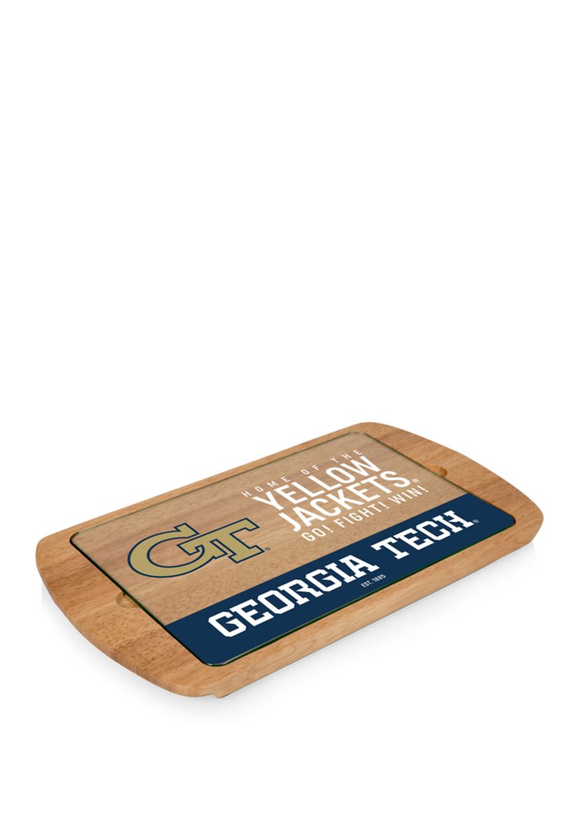 NCAA Georgia Tech Yellow Jackets Billboard Glass Top Serving Tray