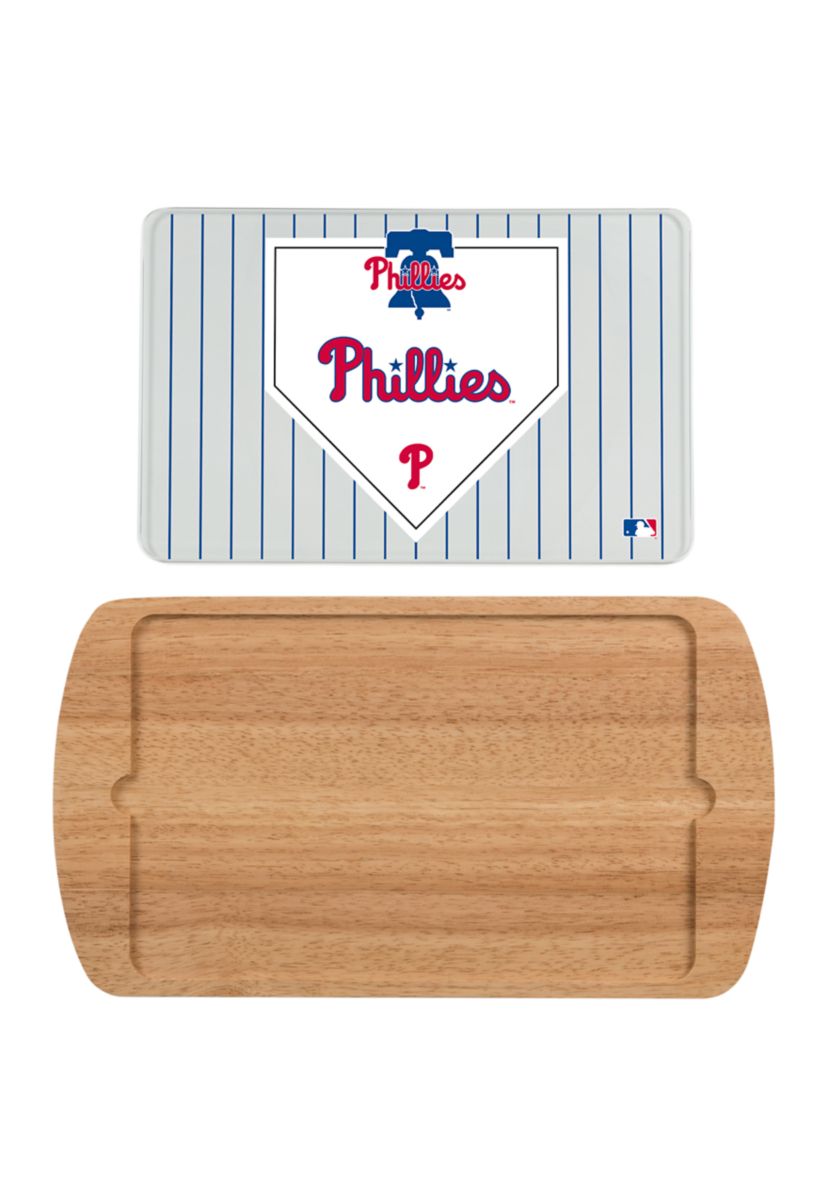 MLB Philadelphia Phillies Billboard Glass Top Serving Tray
