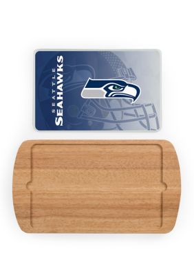 Toscana NFL Seattle Seahawks Billboard Glass Top Serving Tray