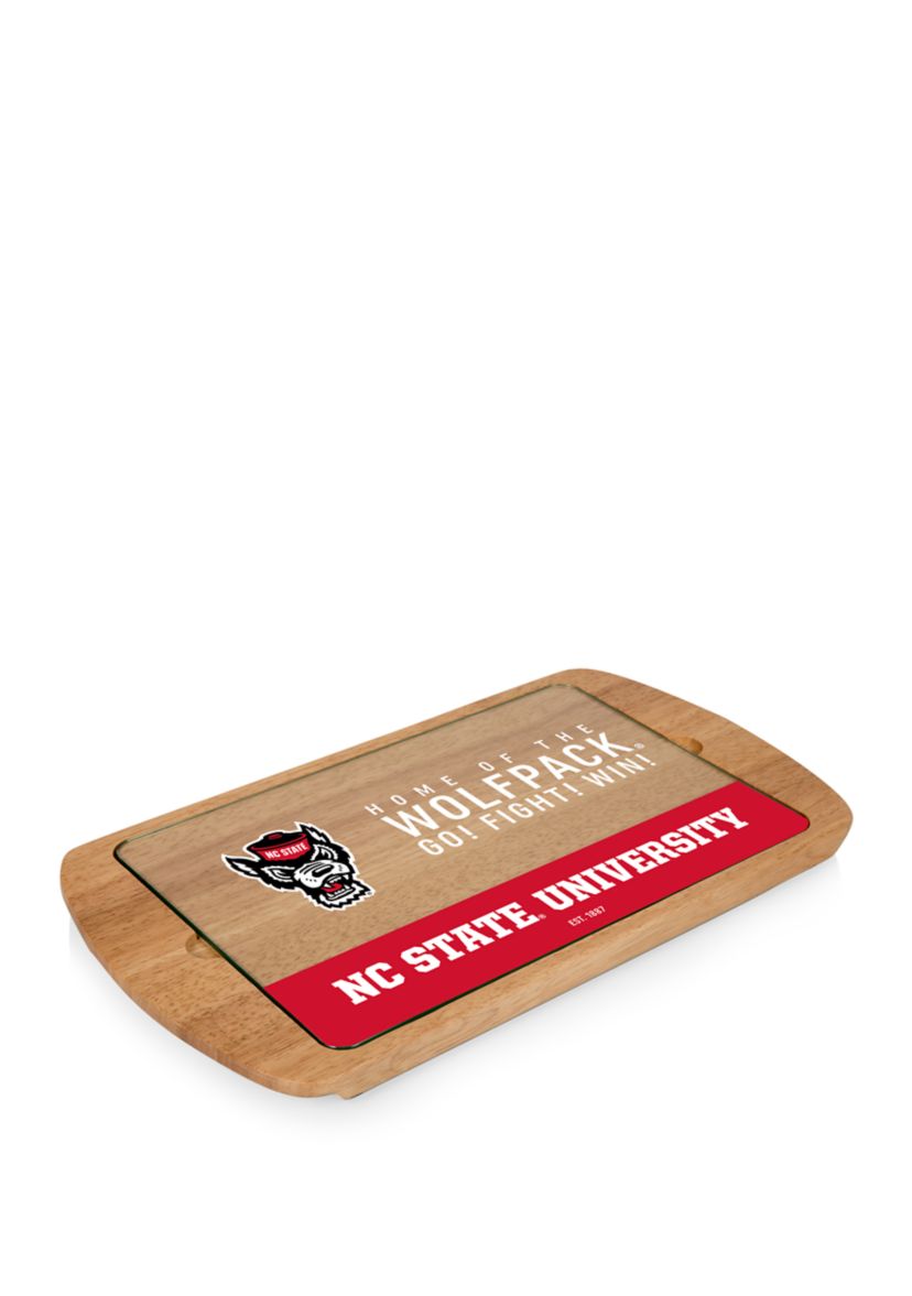 NCAA NC State Wolfpack Billboard Glass Top Serving Tray