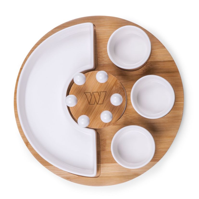 NFL Washington Commanders Symphony Appetizer Serving Tray Set