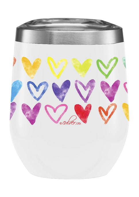 Culver® Pride Multicolor Heart Stainless Steel Insulated 11