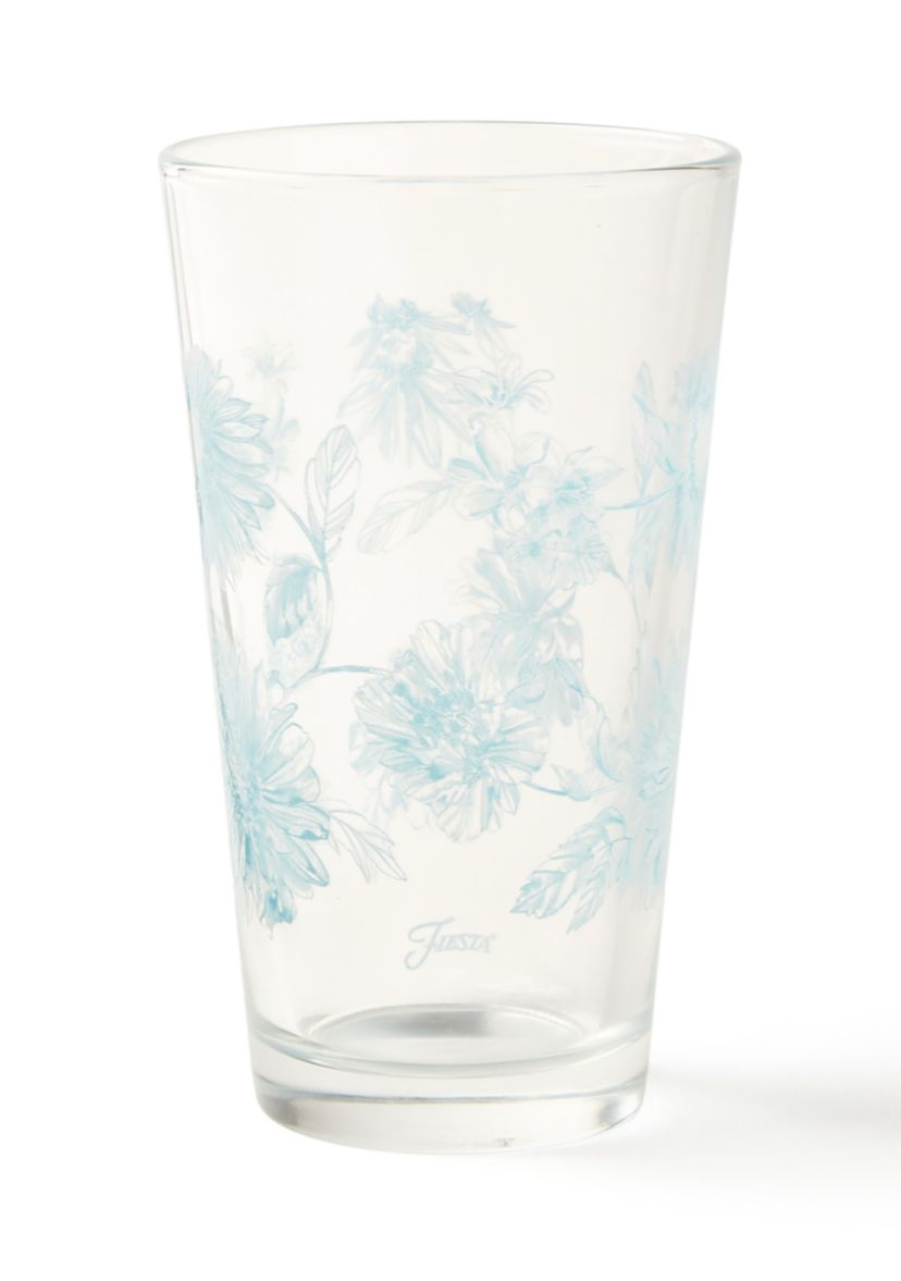   Botanical Floral 16-Ounce Cooler Glass 