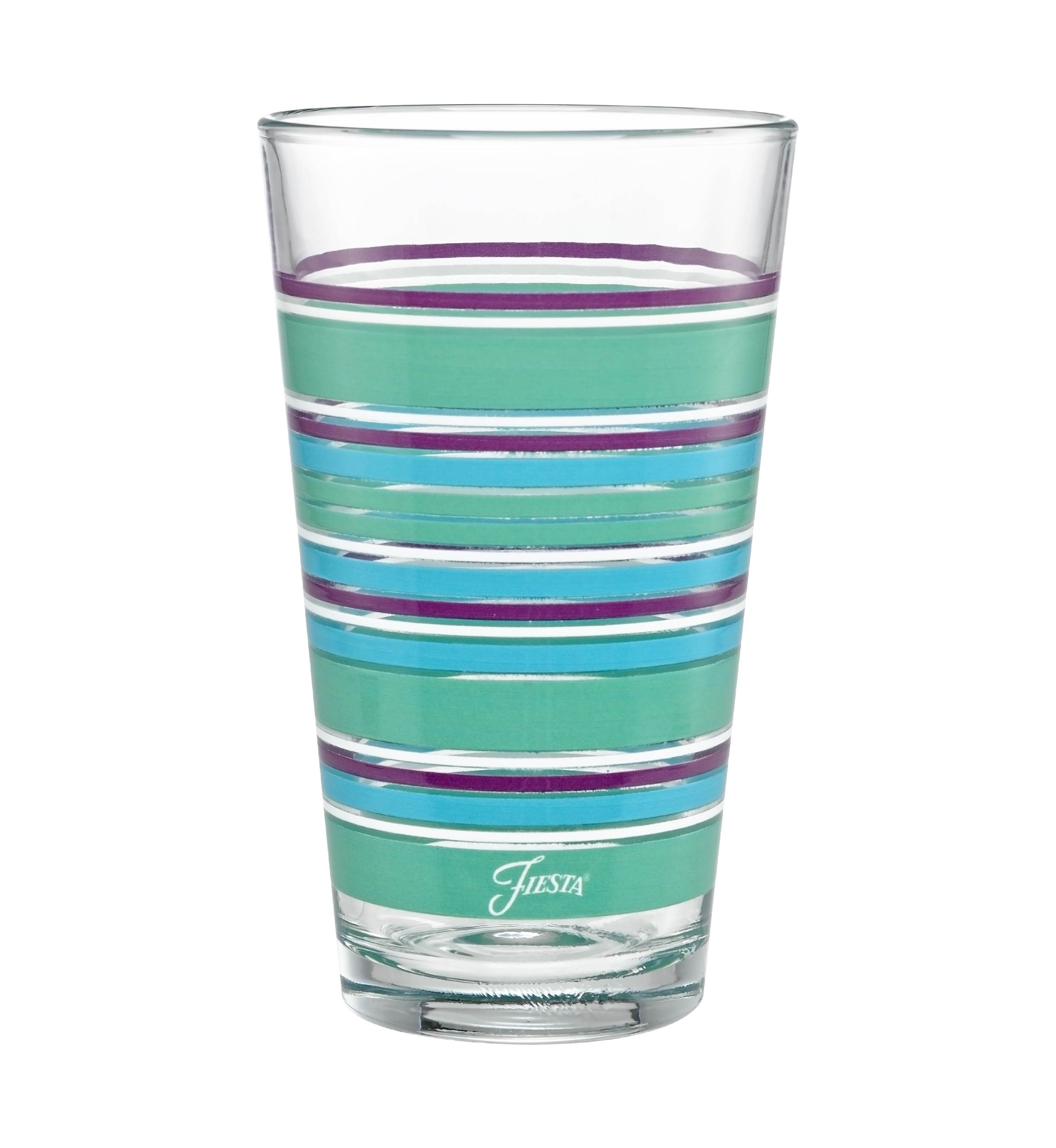 Farmhouse Chic Stripes 16 Ounce Highball Glass