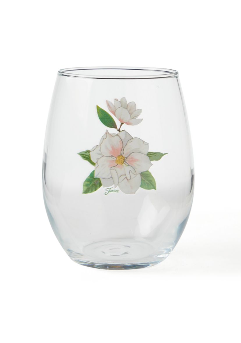Magnolia 15 Ounce Stemless Wine Glass