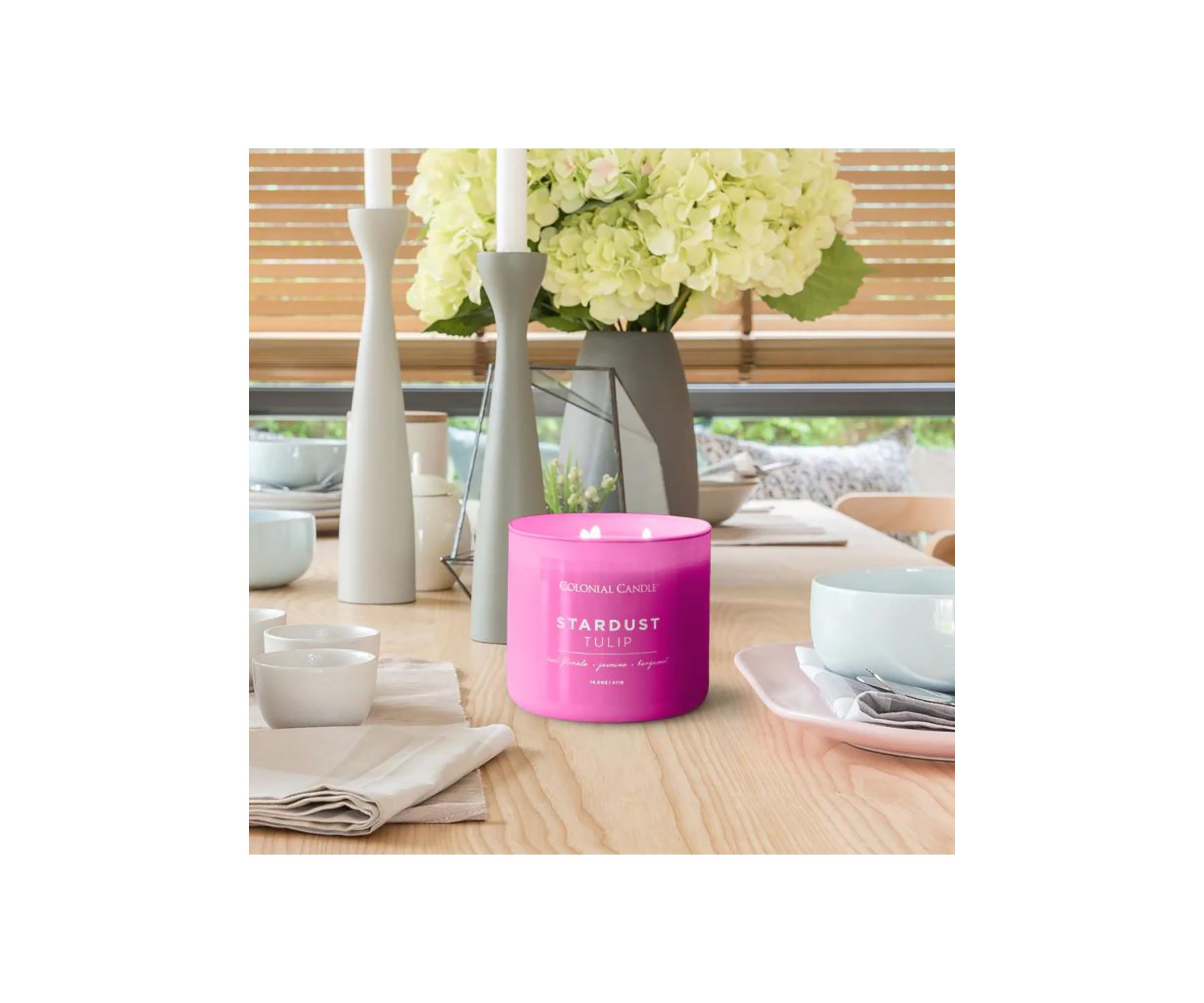Pop of Color Stardust Tulip Scented Candle