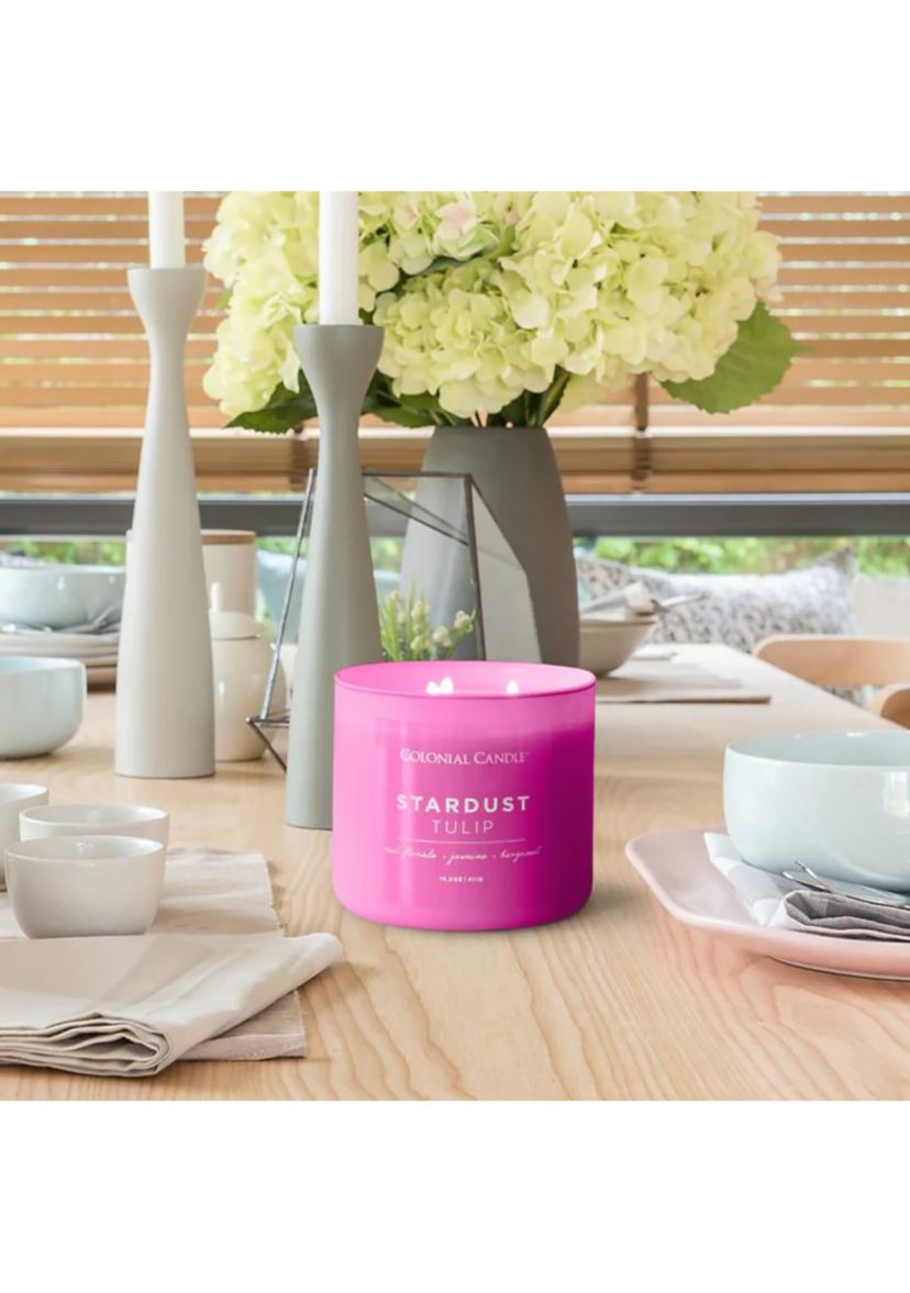 Pop of Color Stardust Tulip Scented Candle