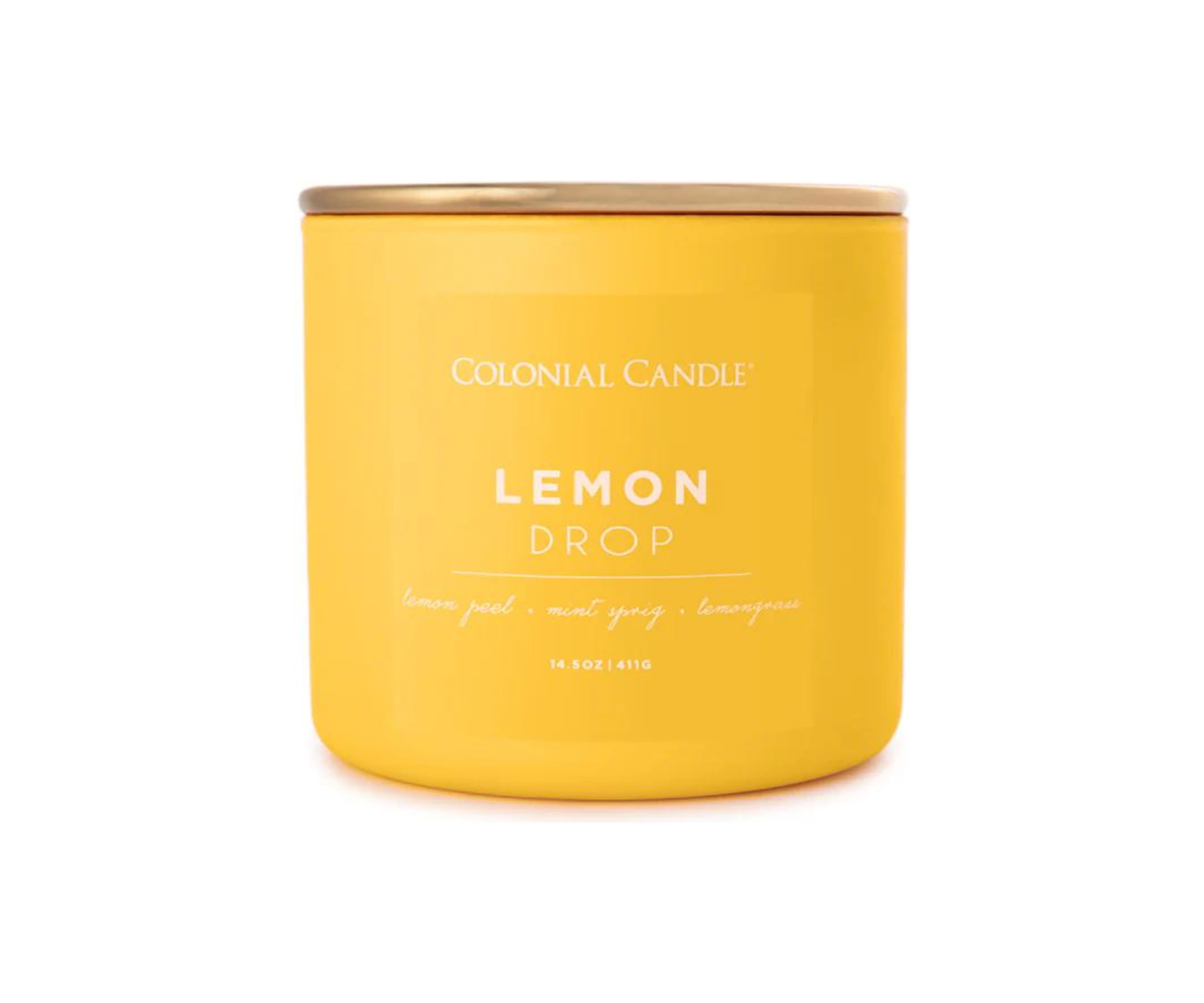 Pop of Color Lemon Drop Scented Candle