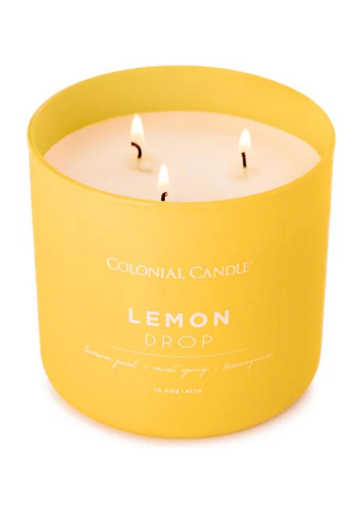 Pop of Color Lemon Drop Scented Candle