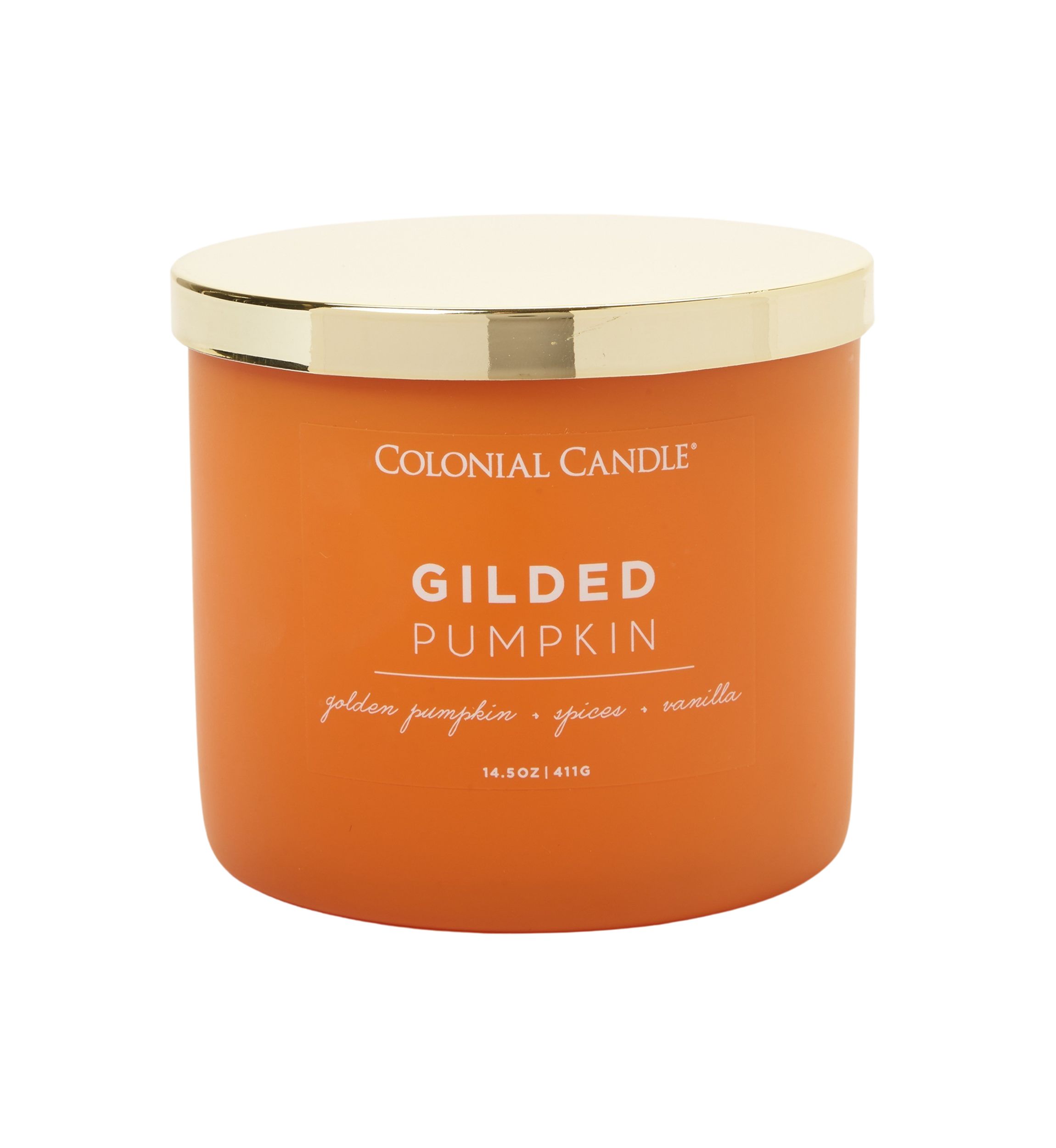 Gilded Pumpkin Candle