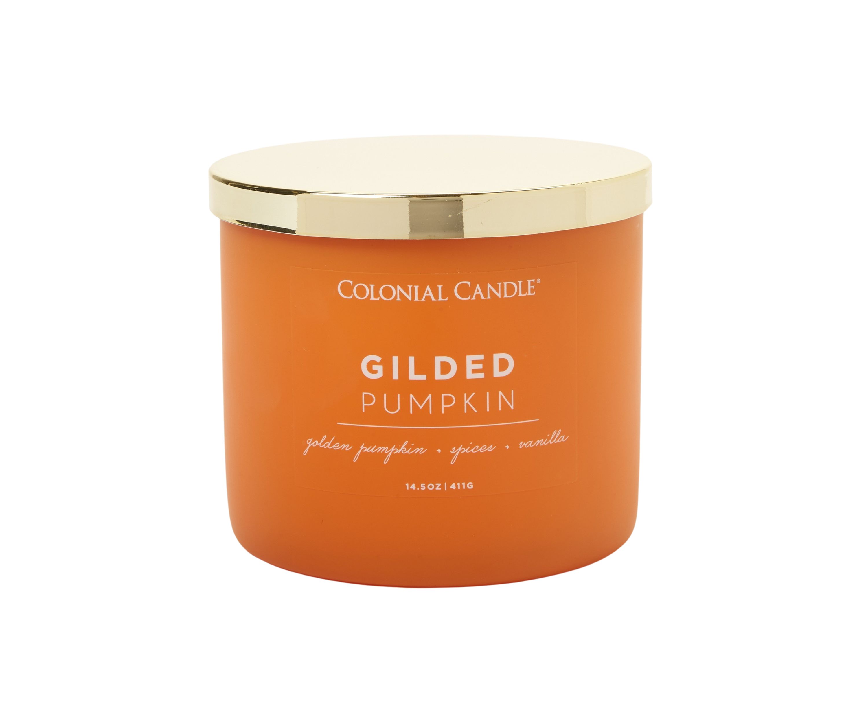 Gilded Pumpkin Candle