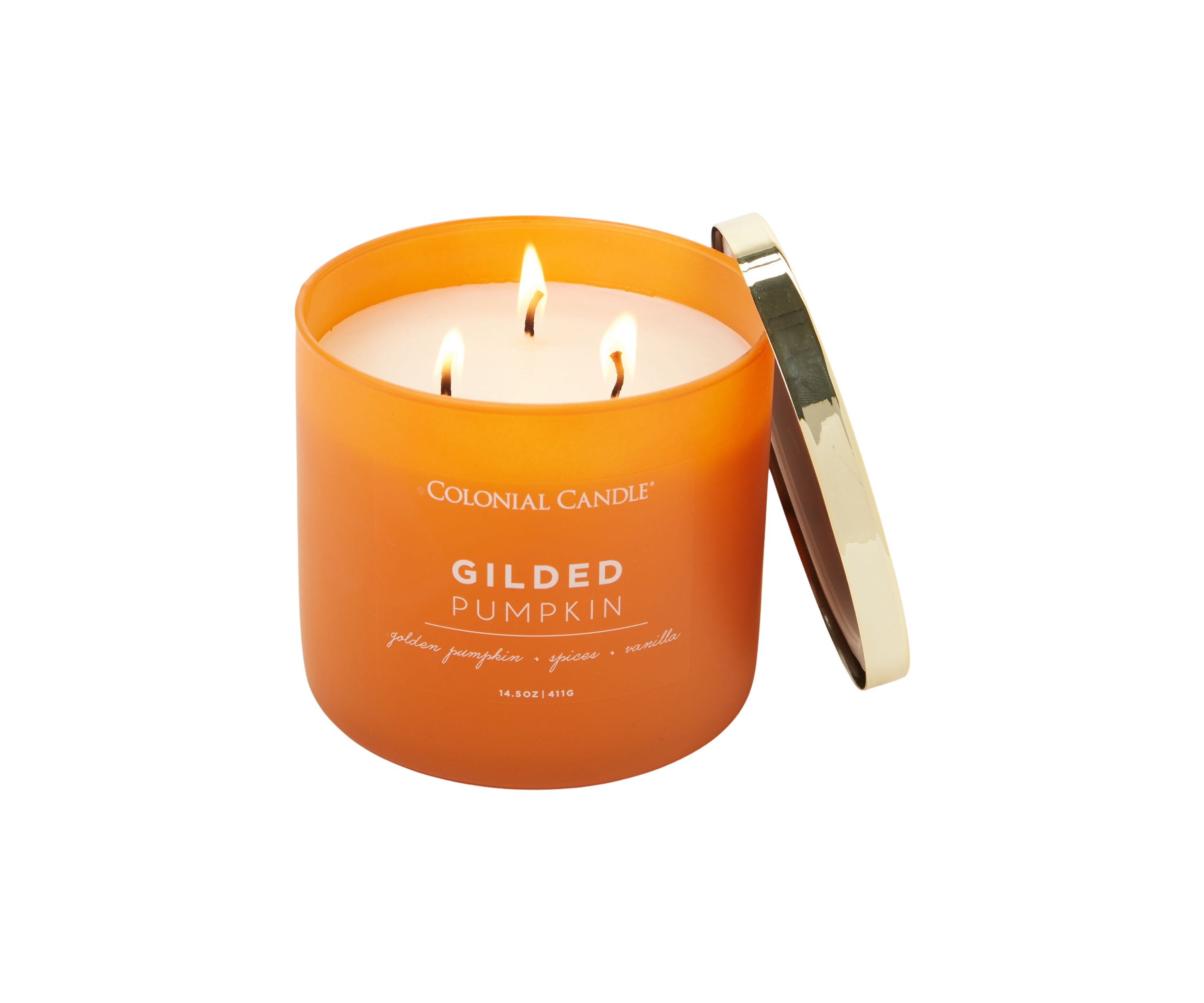 Gilded Pumpkin Candle