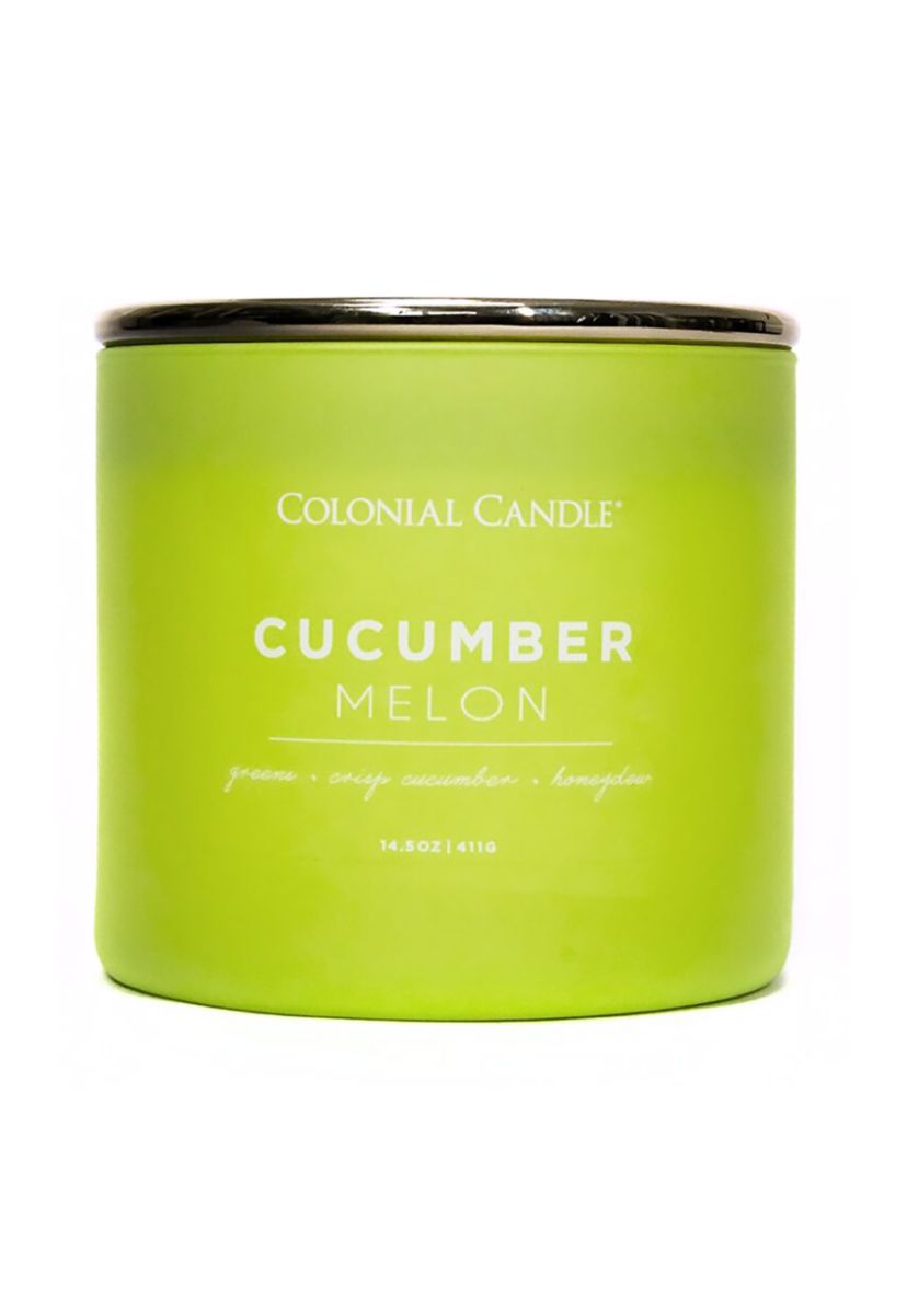 Pop of Color Cucumber Melon Candle