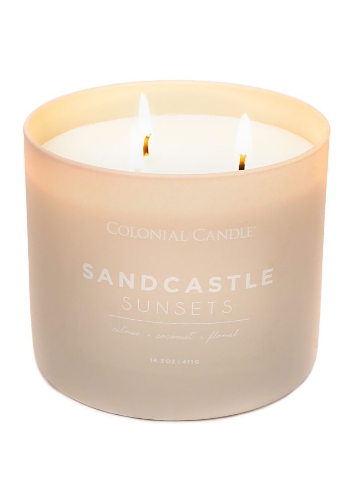Pop of Color Sandcastle Sunsets Candle