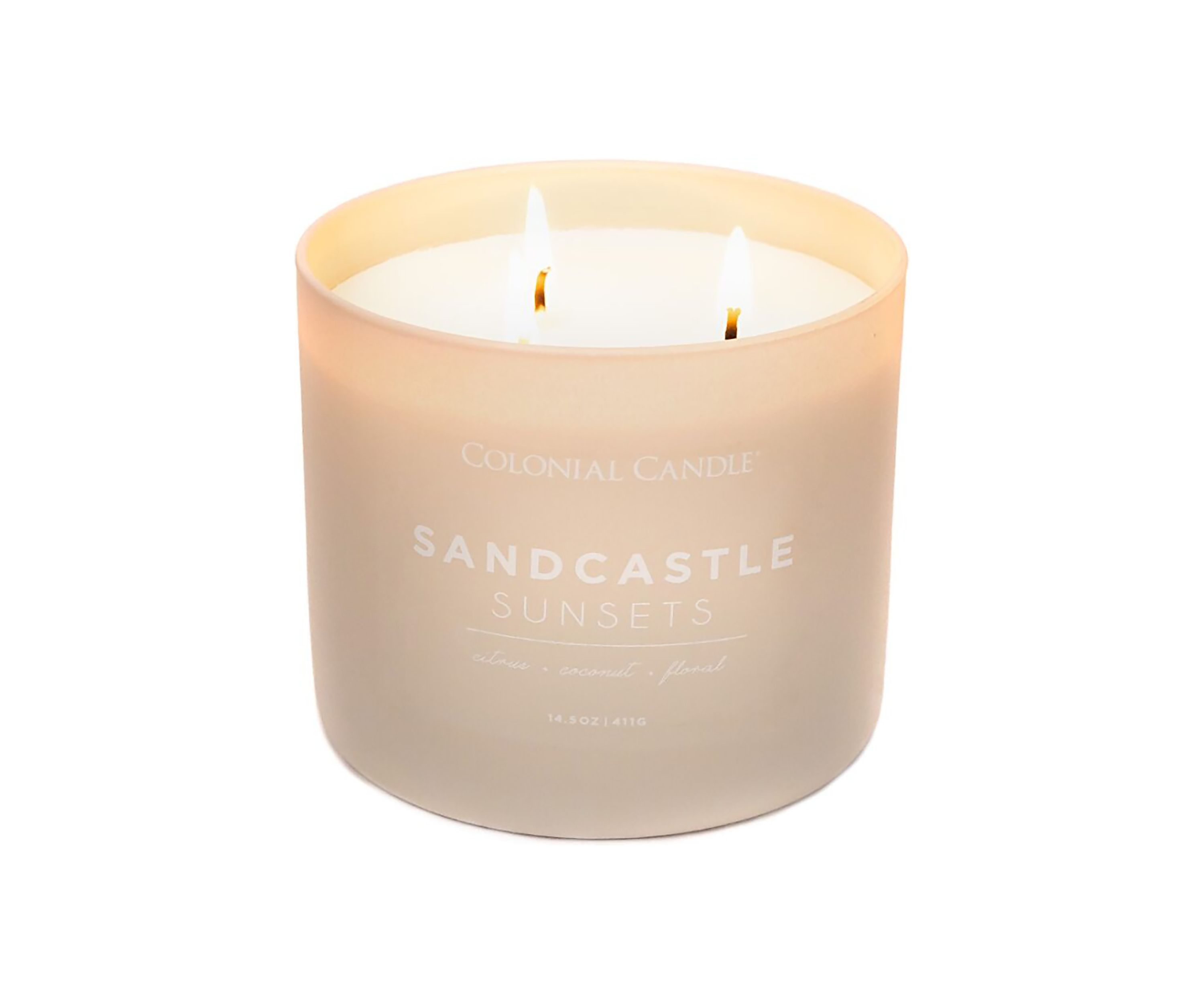 Pop of Color Sandcastle Sunsets Candle