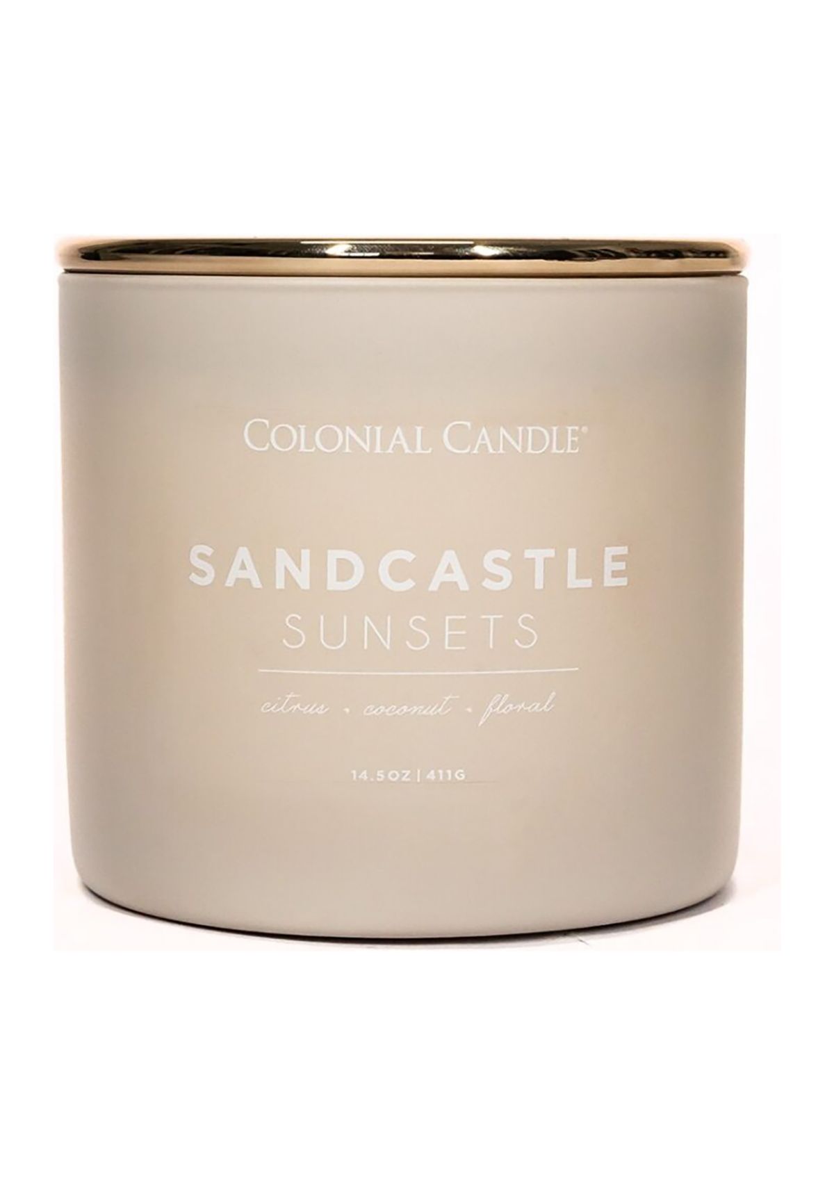Pop of Color Sandcastle Sunsets Candle