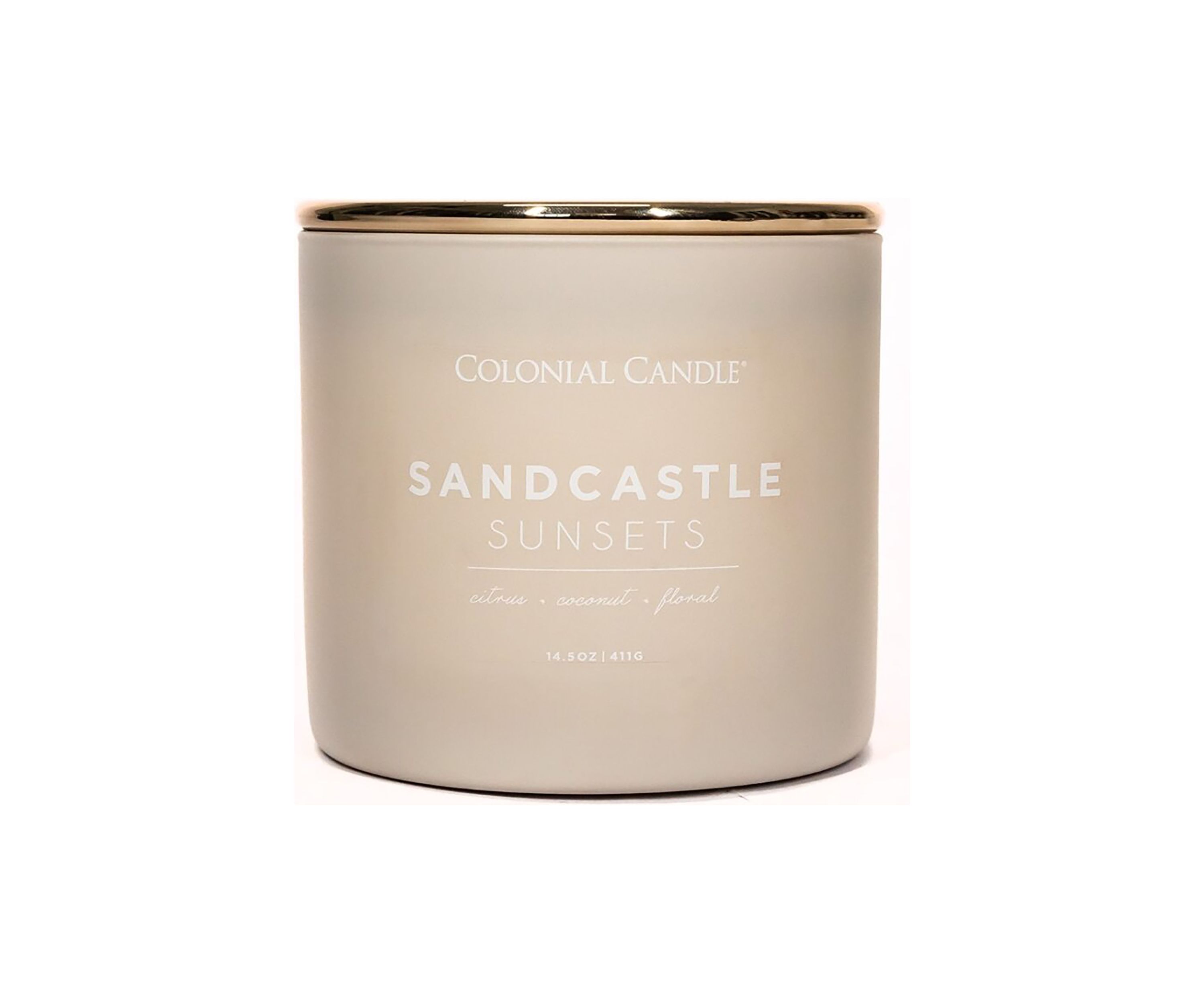 Pop of Color Sandcastle Sunsets Candle