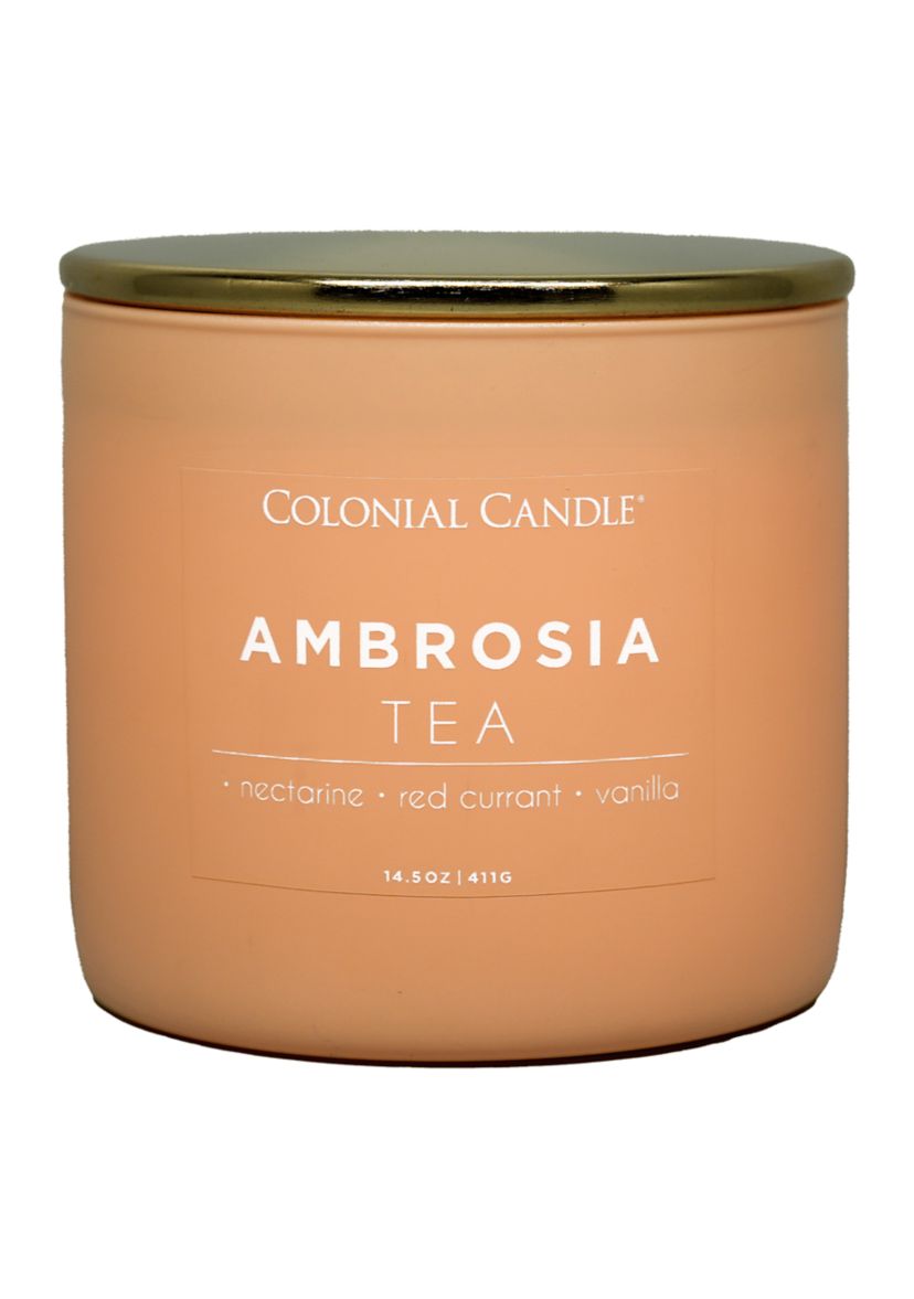 Pop of Color Ambrosia Tea Scented Candle