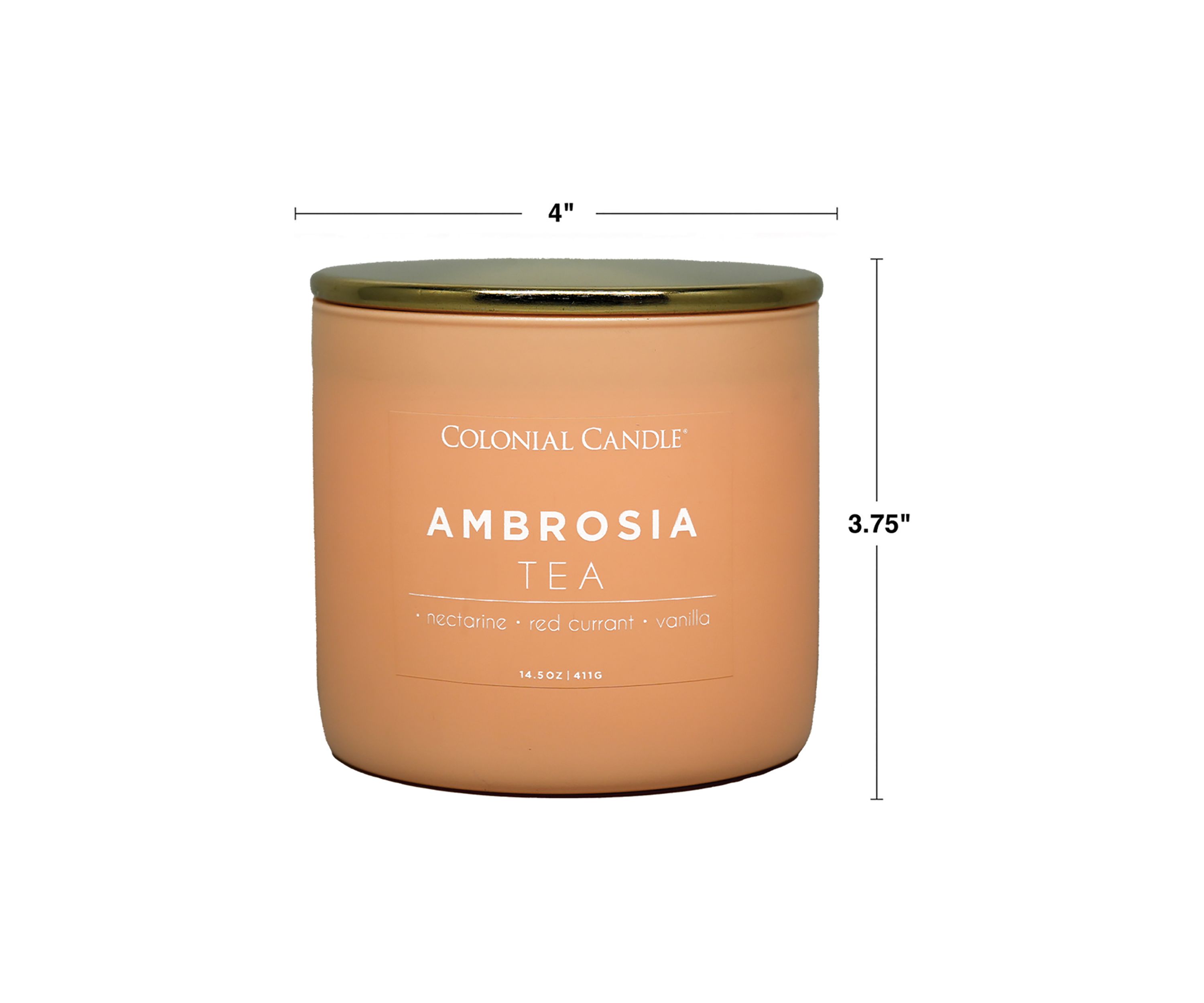 Pop of Color Ambrosia Tea Scented Candle