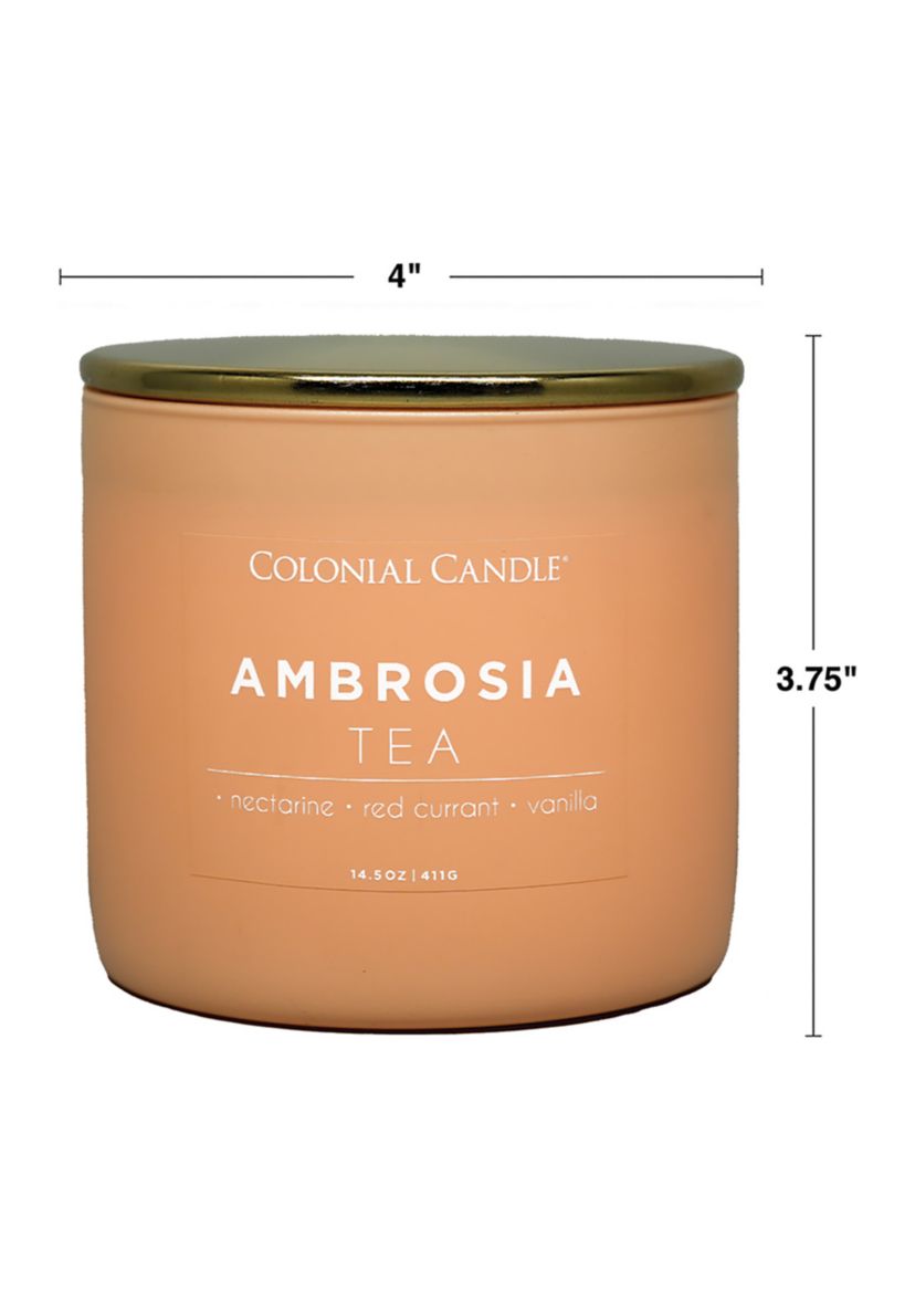 Pop of Color Ambrosia Tea Scented Candle