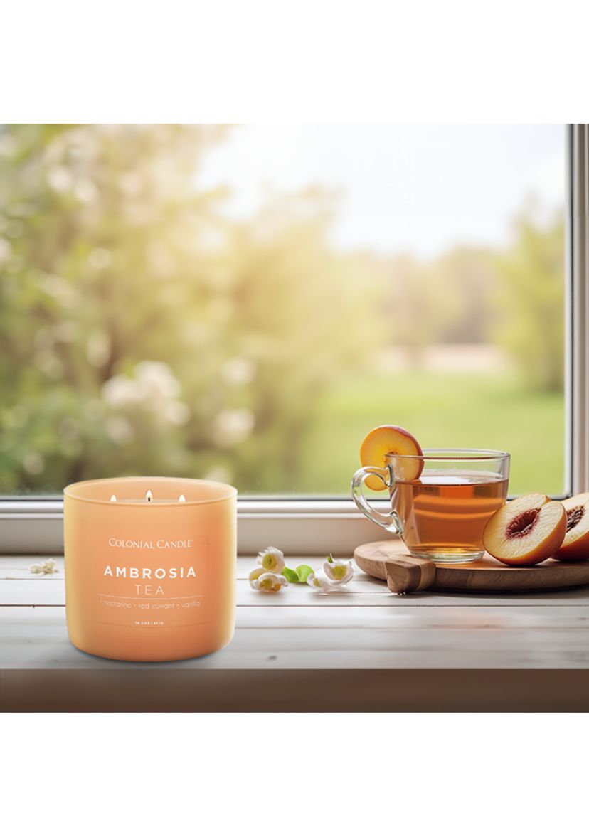 Pop of Color Ambrosia Tea Scented Candle