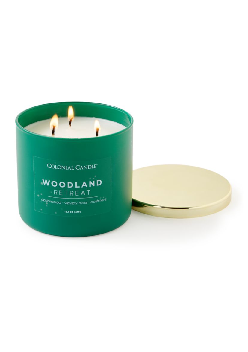 Pop of Color Woodland Retreat Scented Candle