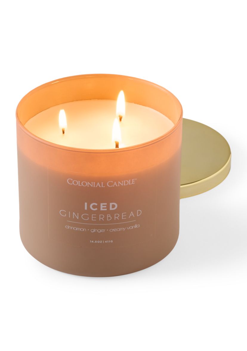 Iced Gingerbread Candle