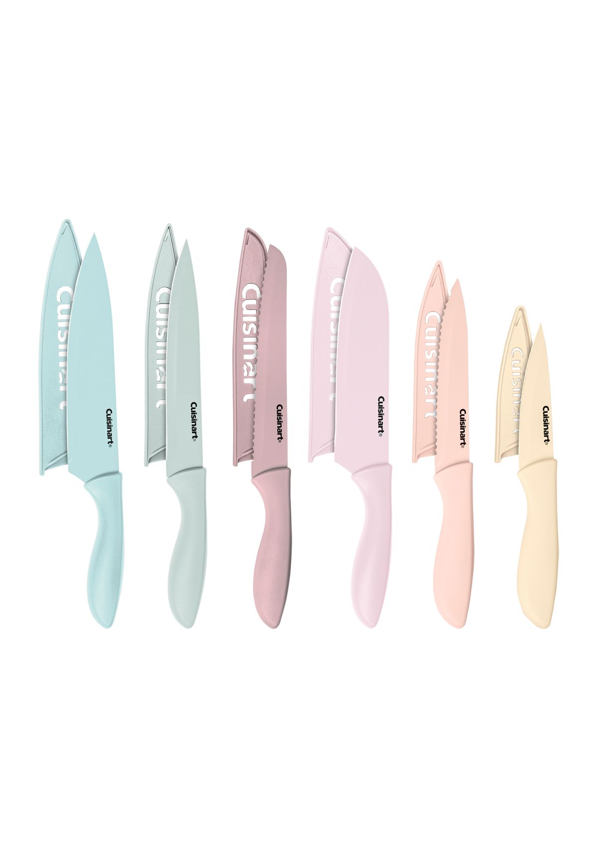 12-Piece Pastel Knife Set
