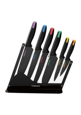 Cuisinart 7-Piece Ceramic Coated Cutlery Set in Acrylic Block