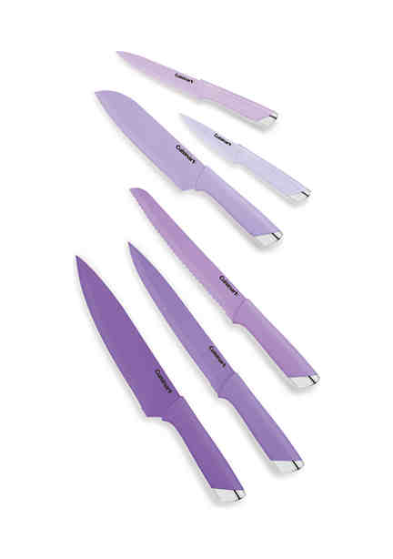 Cuisinart 12-Piece Knife Set, Purple