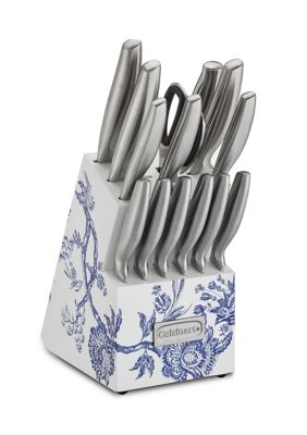 Cuisinart Caskata™ 15-Piece German Stainless Steel Cutlery Block Set -  Macy's