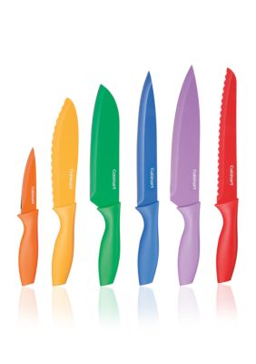 Cuisinart 12-Piece Color Knife Set with Blade Guards