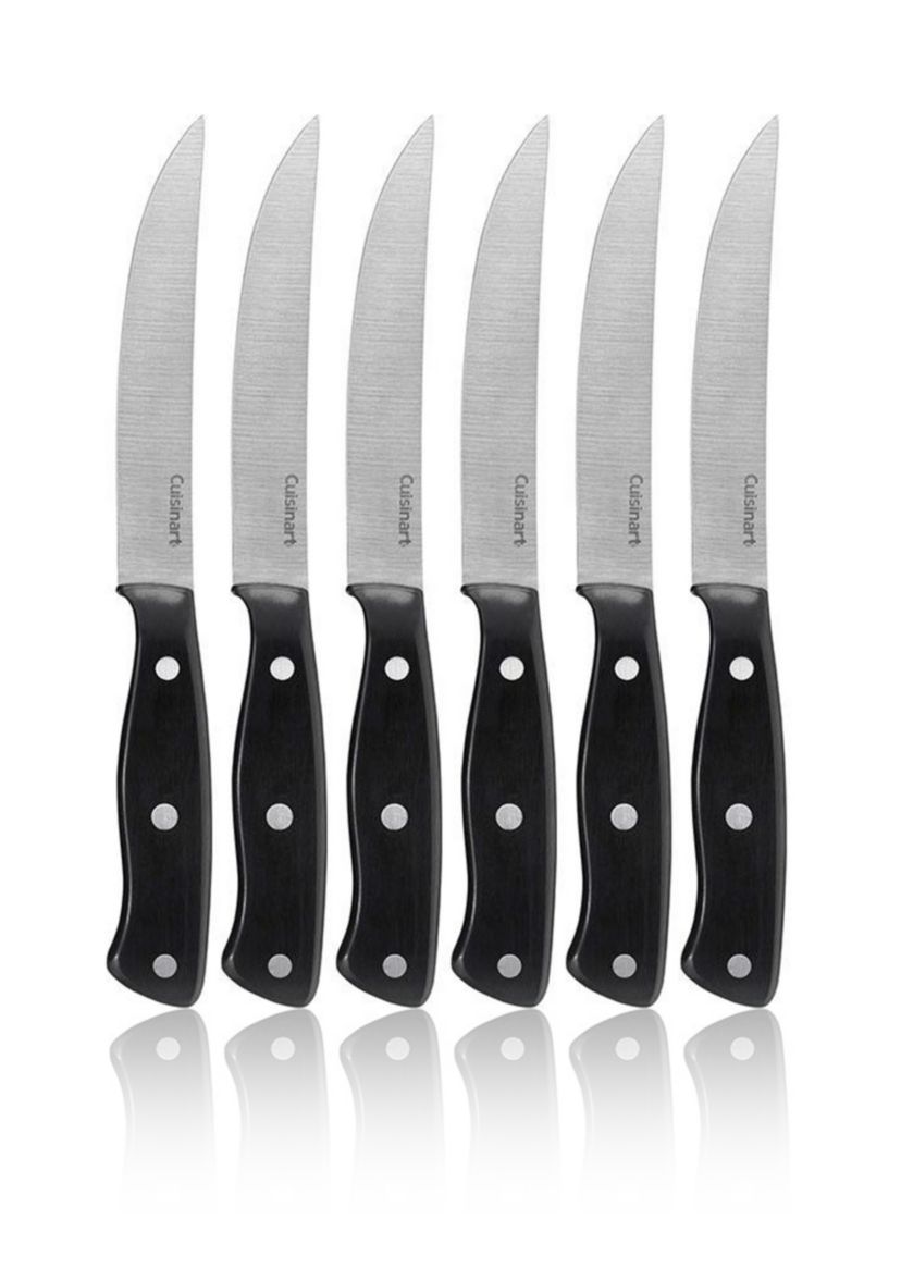 6-Piece Triple Rivet Steak Knife Set