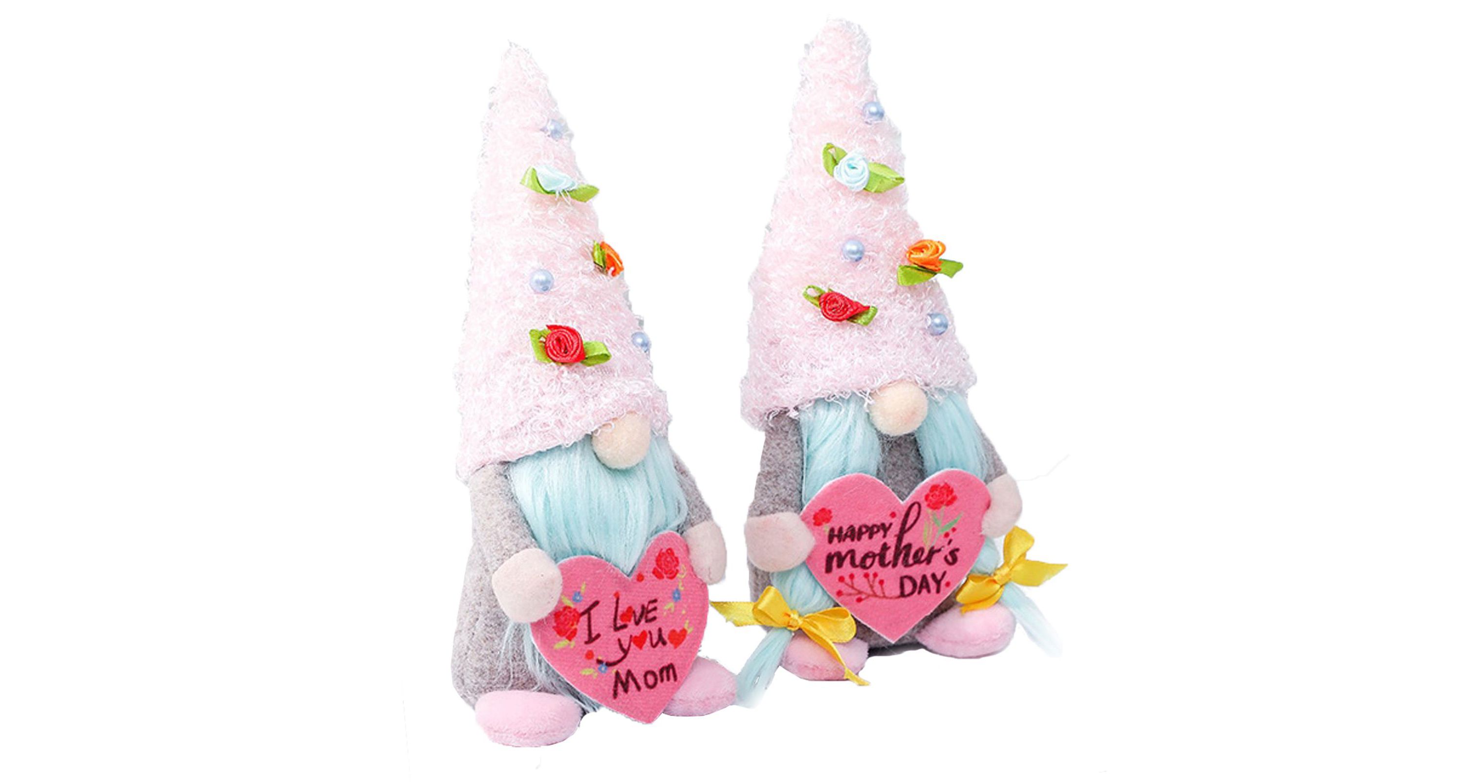 8" Mothers Day Gnome, Set of 2