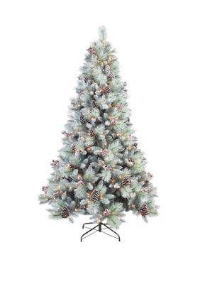 7 Foot Glitter Mixed Pine Tree