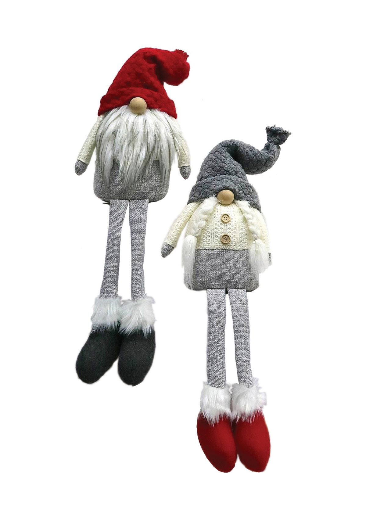 18 Inch Sitting Gnomes Set