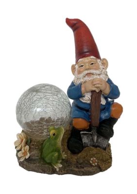 9" Solar Garden Gnome