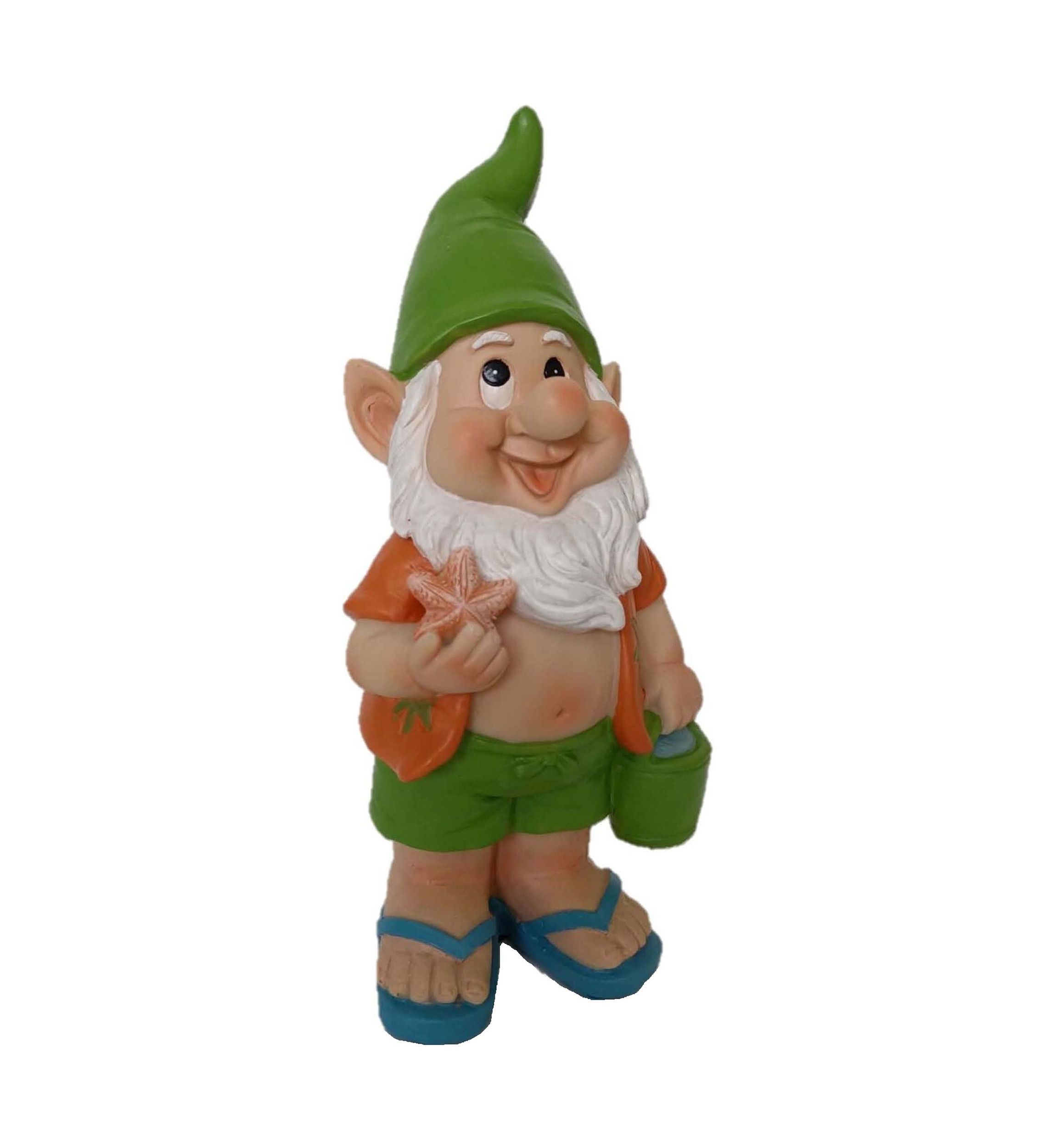 8" Beach Gnome with Starfish