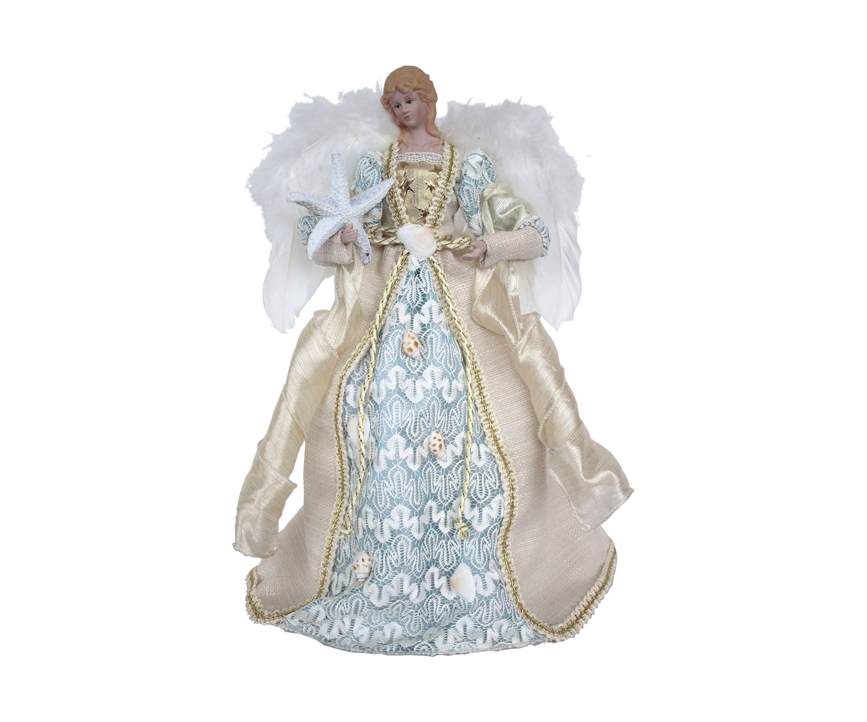 16 Inch Coastal Angel Tree Topper