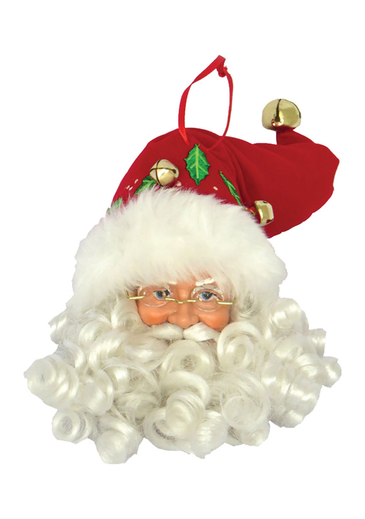 Merry Christmas Claus Ornament Set of 2