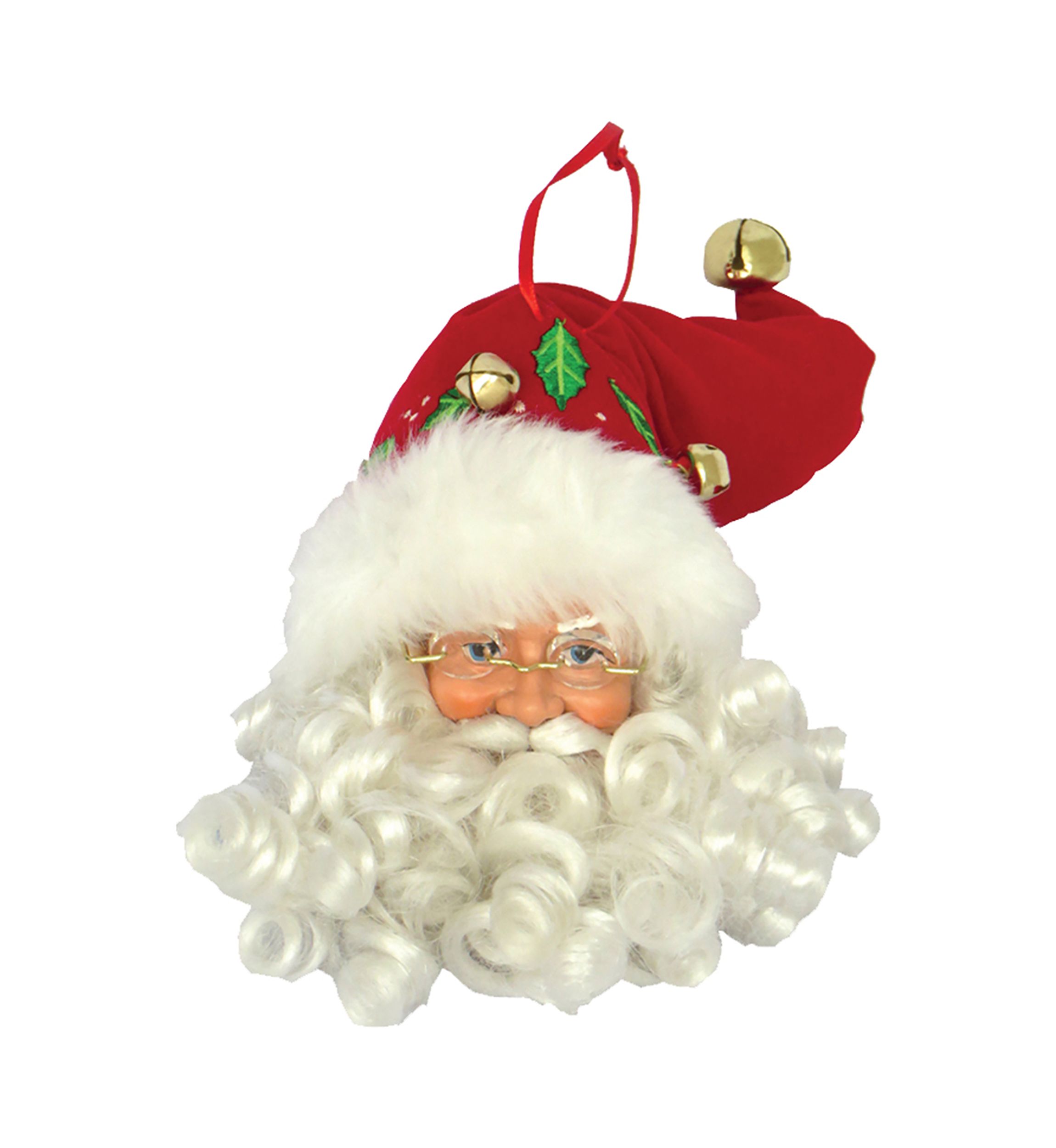 Merry Christmas Claus Ornament Set of 2