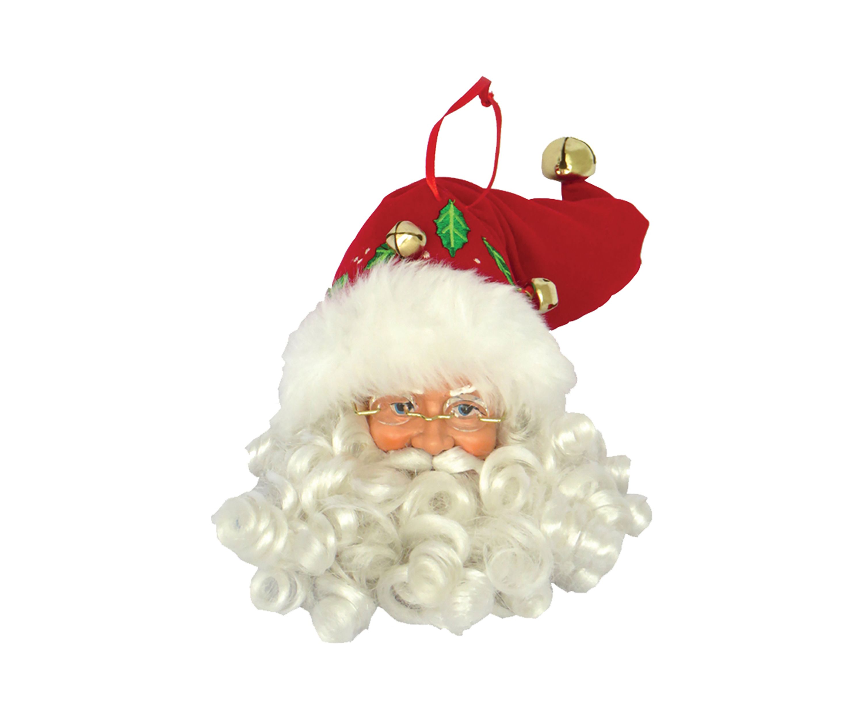 Merry Christmas Claus Ornament Set of 2