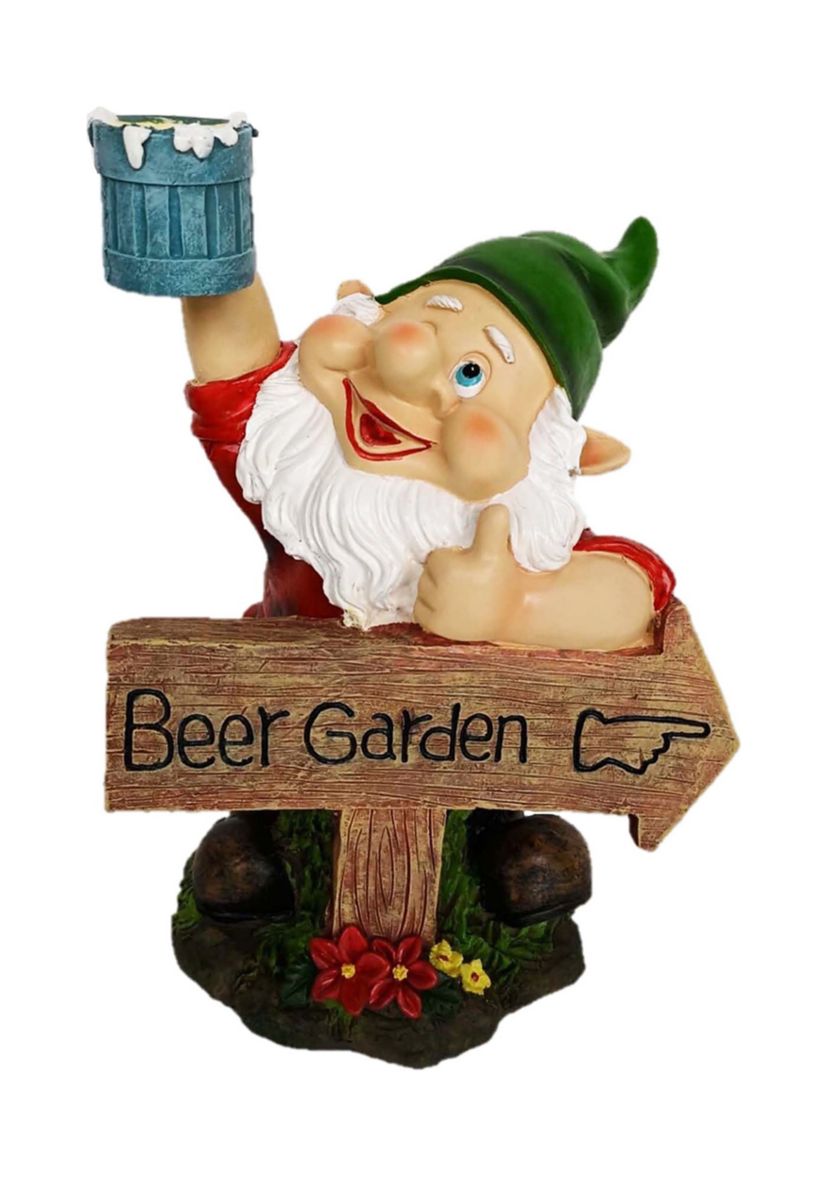 10.5" Beer Garden Gnome